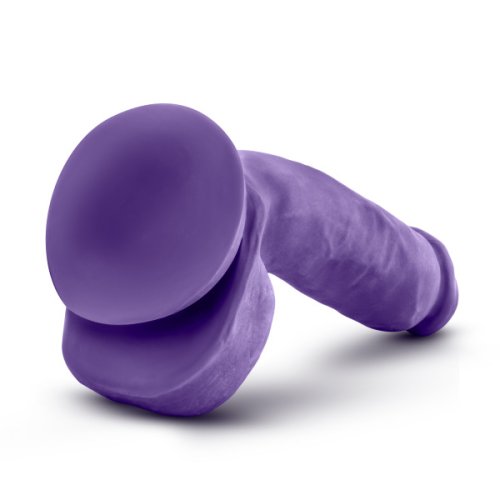 AU NATUREL BOLD POUND 8.5 IN DILDO PURPLE