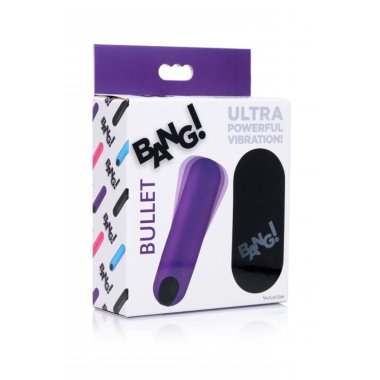 21X Vibrating Bullet w/ R/C - Purple