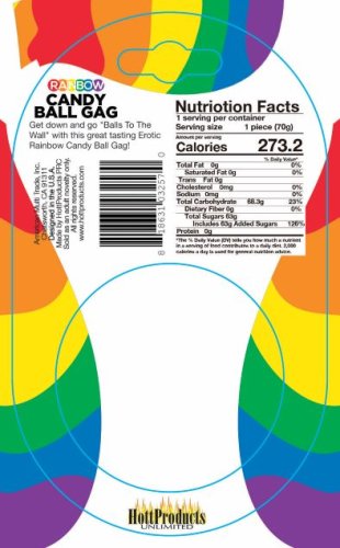 RAINBOW CANDY BALL GAG