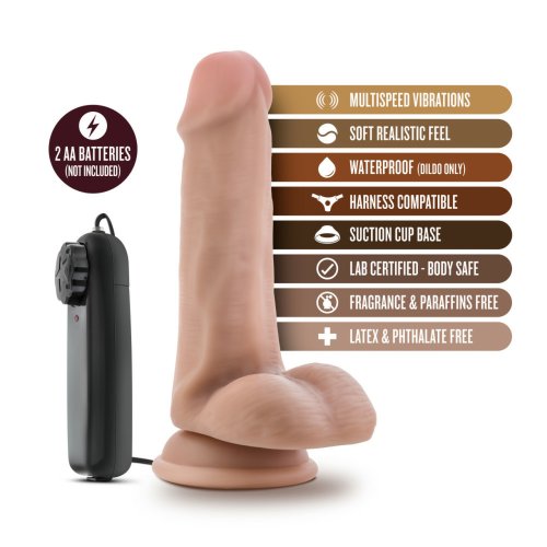 DR SKIN DR. ROB 6IN COCK VANILLA VIBRATING