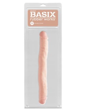 BASIX RUBBER WORKS 12IN DOUBLE DONG FLESH