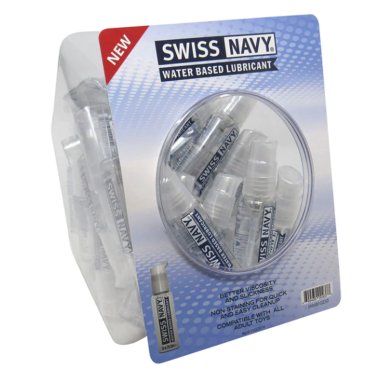 Swiss Navy Water 1oz Fishbowl 50pcs