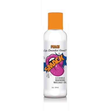 Warming & Lickable Massage Oil Peach