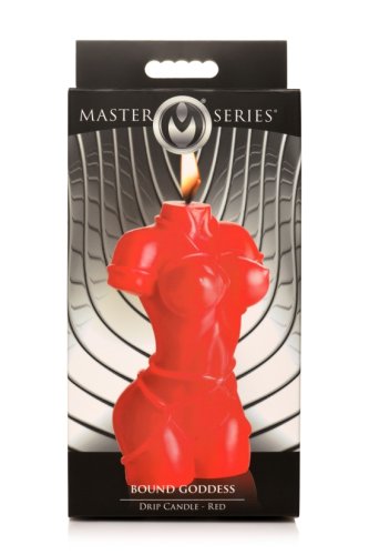 MASTER SERIES BOUND GODDESS DRIP CANDLE RED