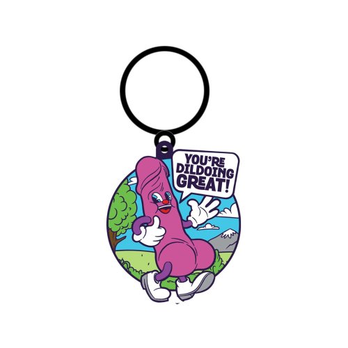 You\'re Dildoing Great Keychain