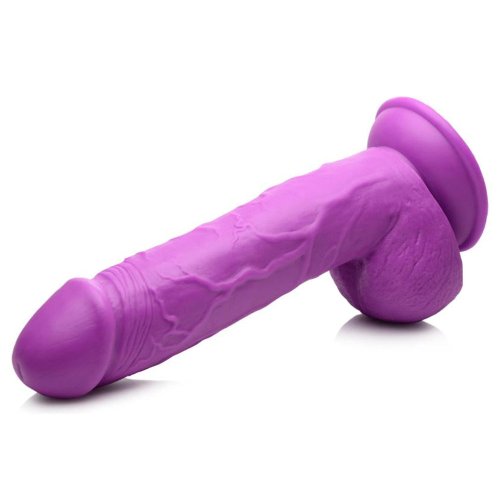 POP 8.25\" Dildo with Balls - Purple