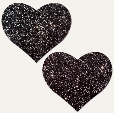 Pastease Heart Sparkle Black