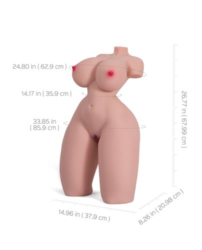 Mara Realistic Chest & Buttocks Adult Torso Sex Doll