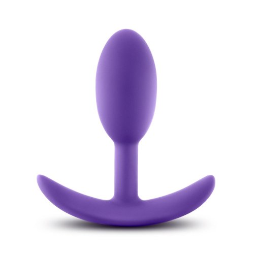 Luxe Wearable Vibra Slim Plug Sm- Purple