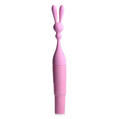 Bunny Rocket Silicone Vibrator - Pink