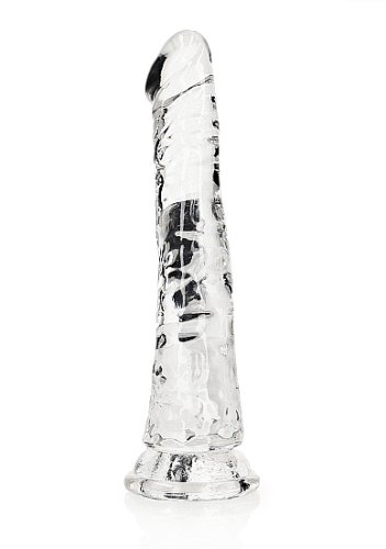 REALROCK SLIM DILDO 6IN TRANSPARENT