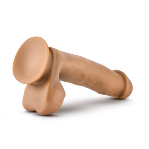 DR. SKIN DR. MARK 7IN DILDO W/ BALLS TAN