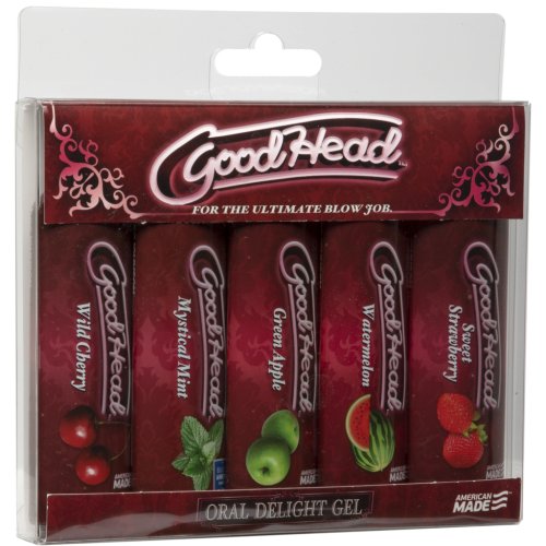 Doc Johnson GoodHead - Oral Delight Gel - 5 Pack 1 fl. oz.