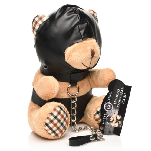 Hooded Bondage Teddy Bear Plush