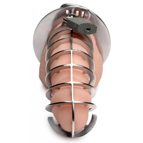 Stainless Spiked Chastity Cage *bulk pkg