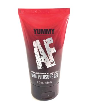 Yummy AF Oral Pleasure Gel - 2.2 oz Strawberry