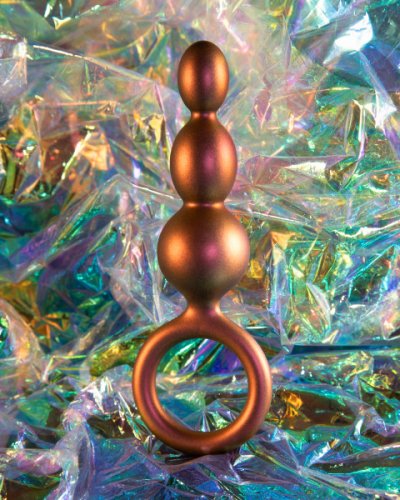 ANAL ADVENTURES MATRIX BEADED LOOP PLUG COPPER