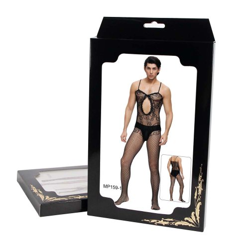 Male Bodystocking with Large Keyhole *