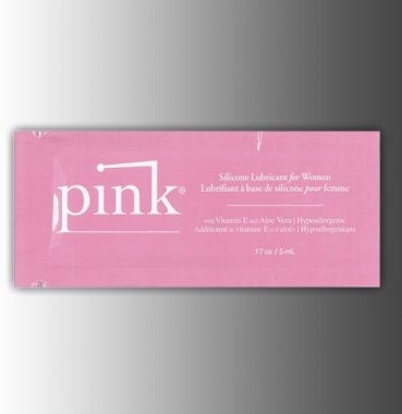 PINK SILICONE LUBE .17 OZ