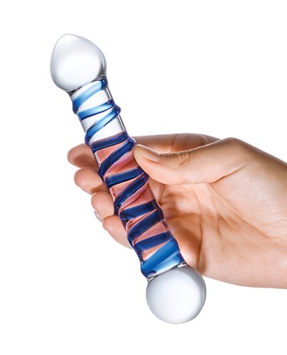 Glas 6.5\" Spiral Dildo