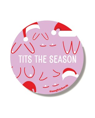Tits Holiday Sticker - Pack of 3
