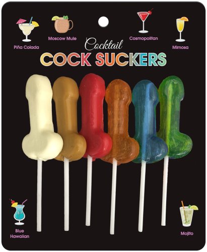 COCKTAIL COCK SUCKERS 6 PCS