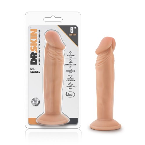 Dr Skin 6\" Dildo Dr. Small - Vanilla