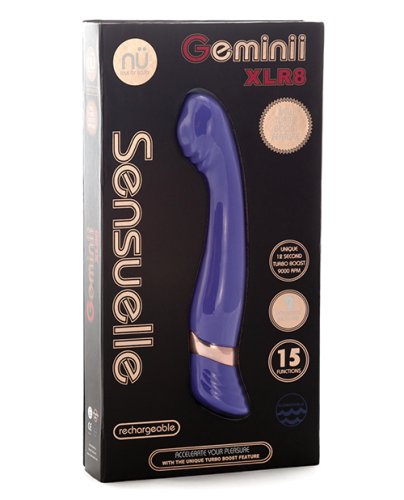 Nu Sensuelle Geminii XLR8 Turbo Boost G Spot - Ultra Violet