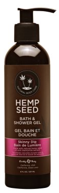 Hemp Seed Bath & Shower Gel Skinny Dip 8 fl oz / 237 ml