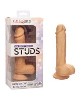 Studs Dual Density Silicone 5' Dildo - Ivory