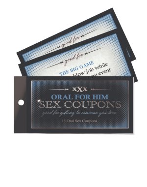 ORAL FOR HIM SEX COUPONS