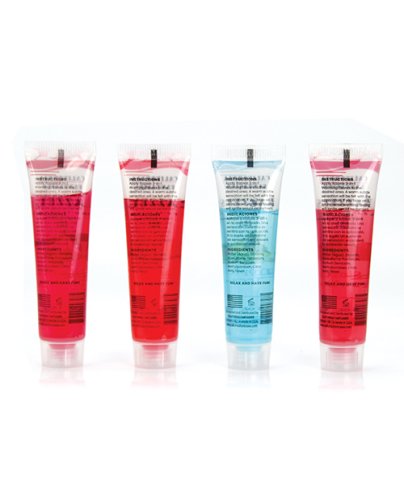 Razzels 3 in 1 Warming Lubricant - .5 oz Tube Asst. Flavors Bowl of 52