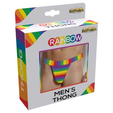 Rainbow Mens Thong