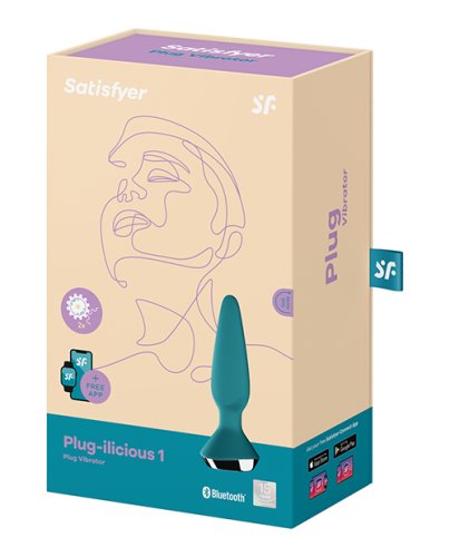 SATISFYER PLUG-ILICIOUS 1 PETROL (NET)