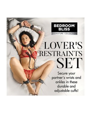 Bedroom Bliss Lover's Restraint Set - Black