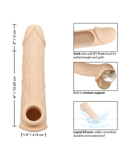 Performance Maxx Life-Like 8\" Penis Extension - Ivory