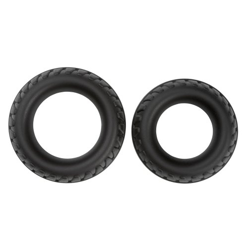 CLOUD 9 PRO RINGS LIQUID SILICONE TIRES 2 PACK BLACK