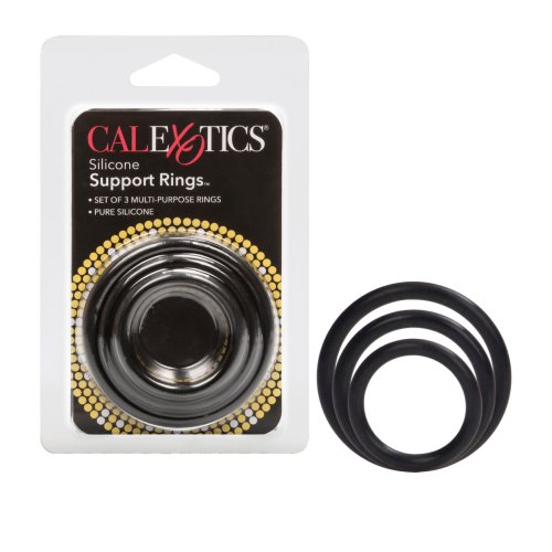 SILICONE SUPPORT RINGS BLACK