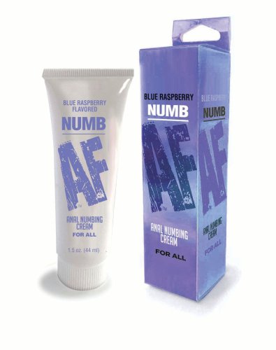 NUMB AF DESENSITIZING ANAL GEL BLUE RASPBERRY 1.5 OZ