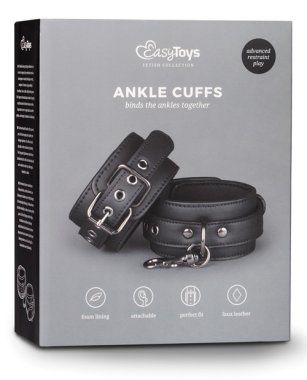 Easy Toys Fetish Ankle Cuffs - Black