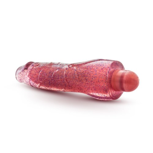 GLOW DICKS MOLLY GLITTER VIBRATOR PINK