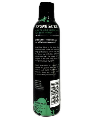 Spunk Pure Silicone Lube - 8 oz