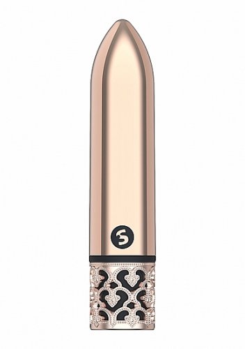ROYAL GEMS GLAMOUR ROSE ABS BULLET RECHARGEABLE