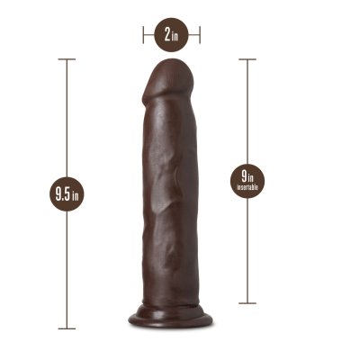 AU NATUREL JACKSON 9IN DONG CHOCOLATE