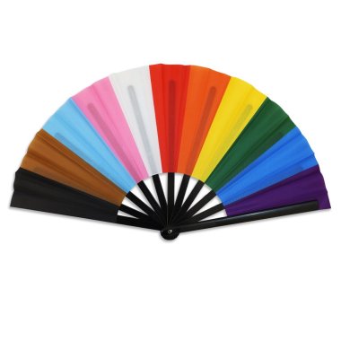 Progress Pride X-Large Hand Fan