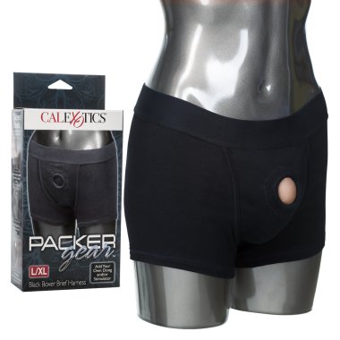 PACKER GEAR BLACK BOXER HARNESS L/XL