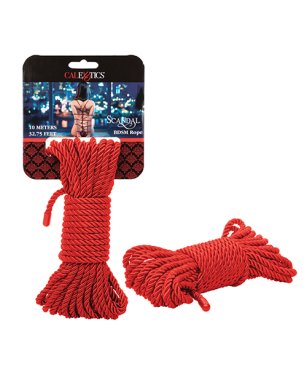 Scandal BDSM Rope - 10m Red