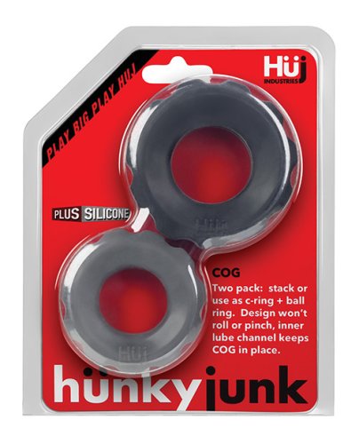 HUNKYJUNK COG 2-SIZE C-RING TAR/STONE (NET)