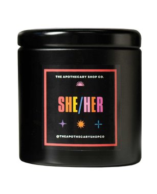 Gender Fluid She/Her Candle