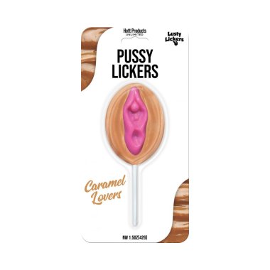 Lusty Lickers Pussy Pop - Caramel